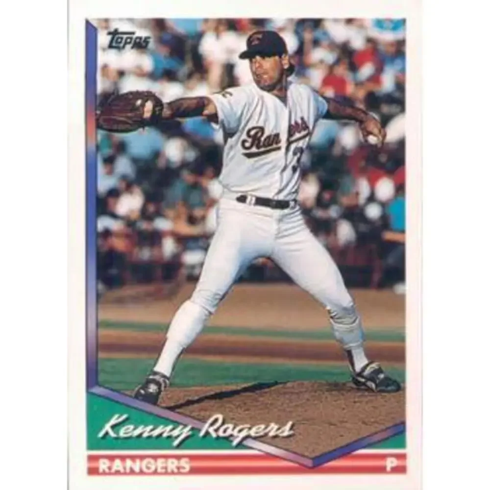 1994 Topps Kenny Rogers # 413 Texas Rangers